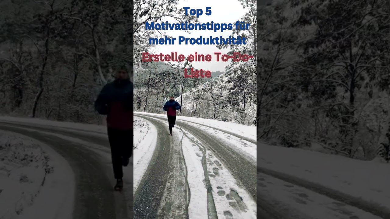 Top 5 Motivationstipps f&uuml;r mehr Produktivit&auml;t #gl&uuml;ck #motivation #ziele