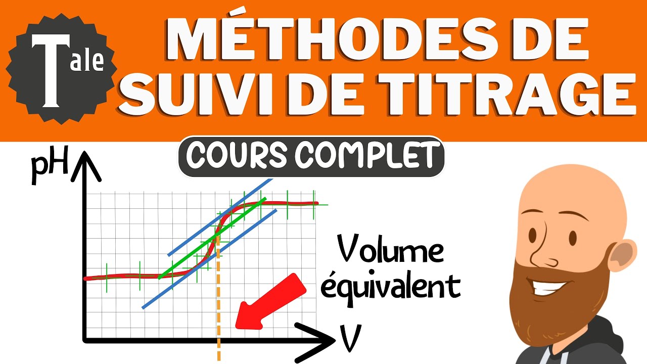 Méthodes de suivi de titrage (équivalence) - cours de physique chimie spé terminale