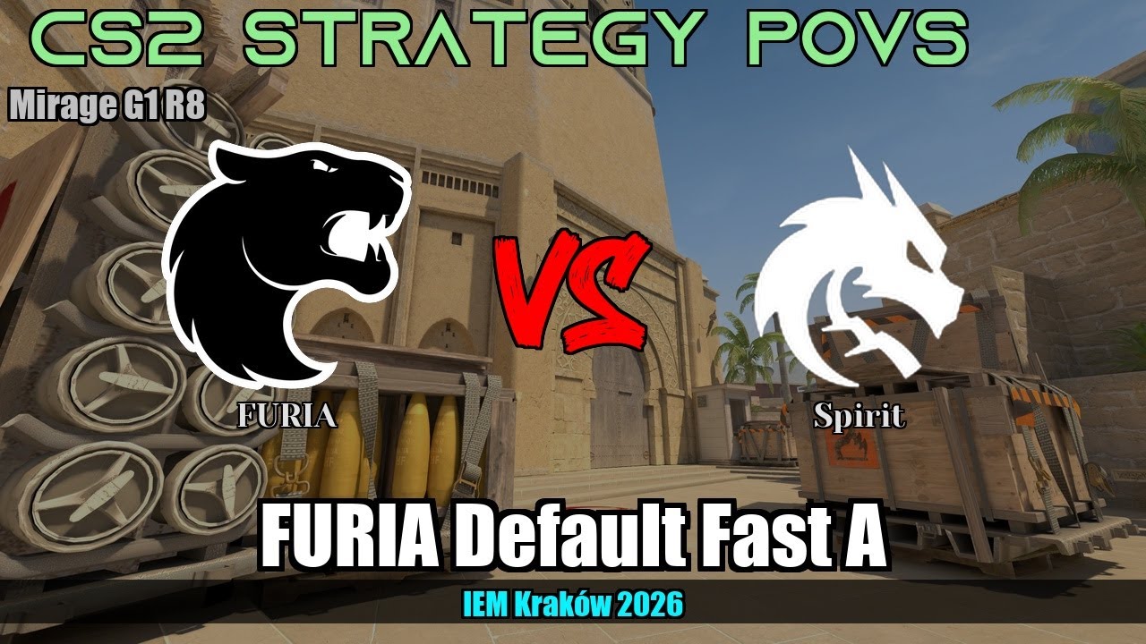 FURIA Default Fast A - Mirage G1R8 | FURIA | IEM Kraków 2026 #cs2 #counterstrike2