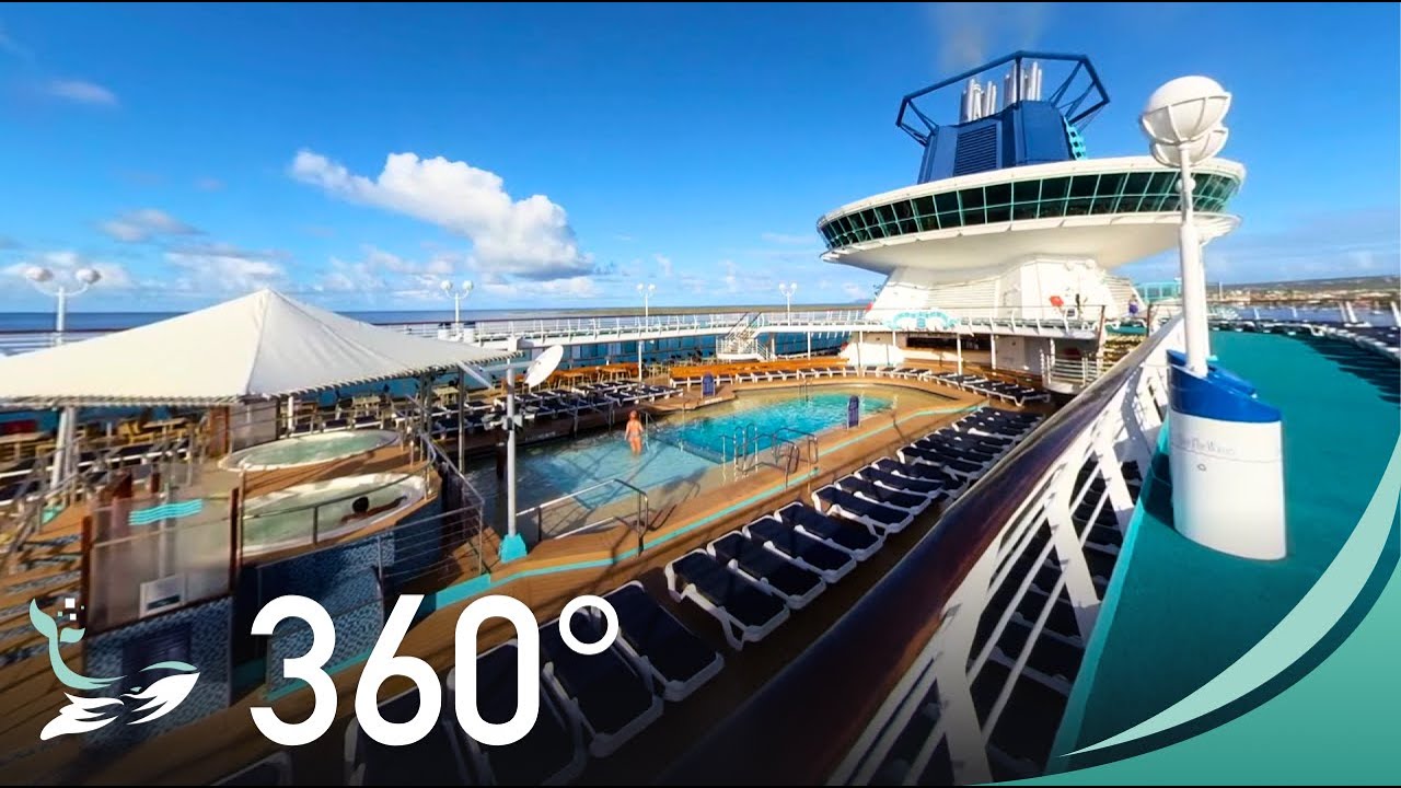 A Day on a Cruise Ship in VR 360° (4K) | Royal Caribbean Group
