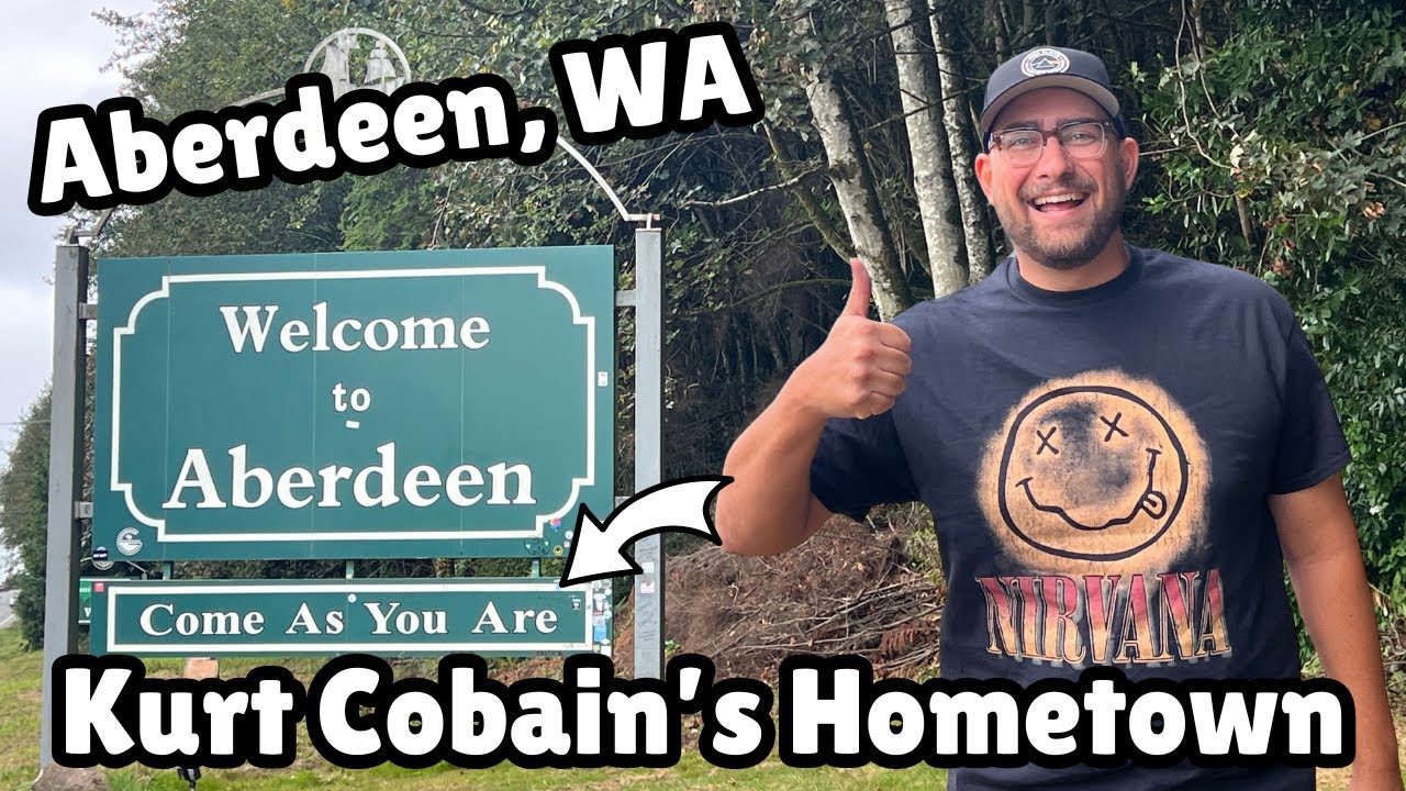 We took a tour of Kurt Cobain's hometown Aberdeen, WA from a local (aka Katie!)