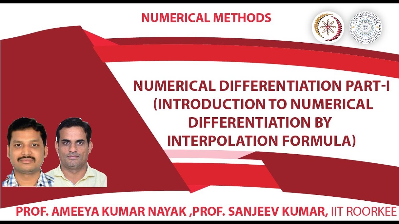 Numerical differentiation part-I (Introduction to numerical differentiation interpolation formula)
