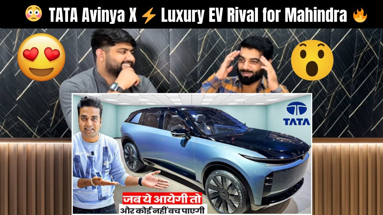 TATA Avinya X Electric SUV – Future Rival to Mahindra EVs | Pakistani Reaction ⚡