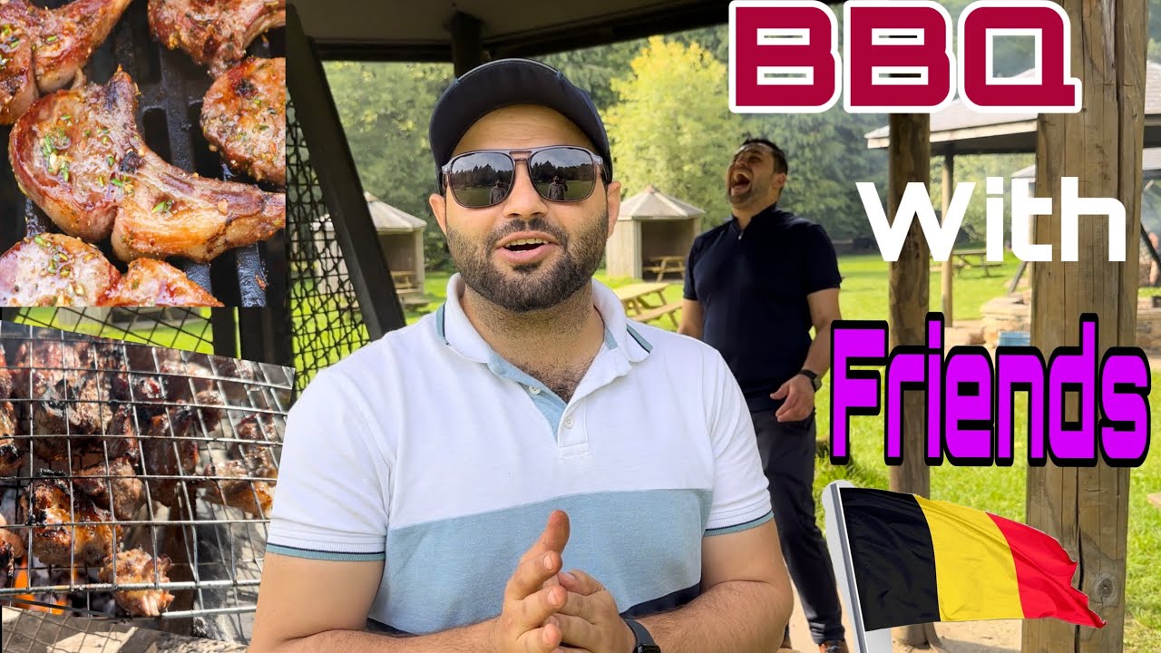 Friends K saath bbq 🍖 | Belgium | Maza Agaya…