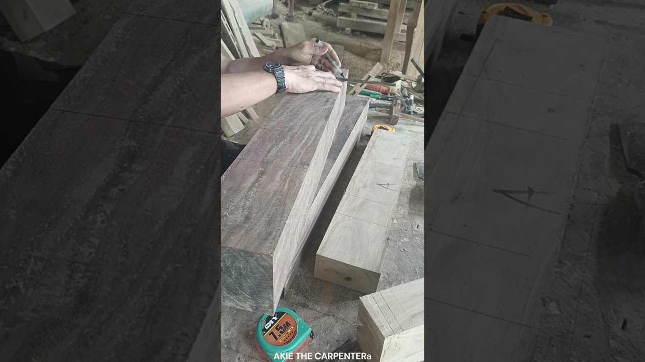 Making a Solid Wood Full Slab Dining Table Woodworking I Natural Live Edge Wood Akie The Carpenter 3
