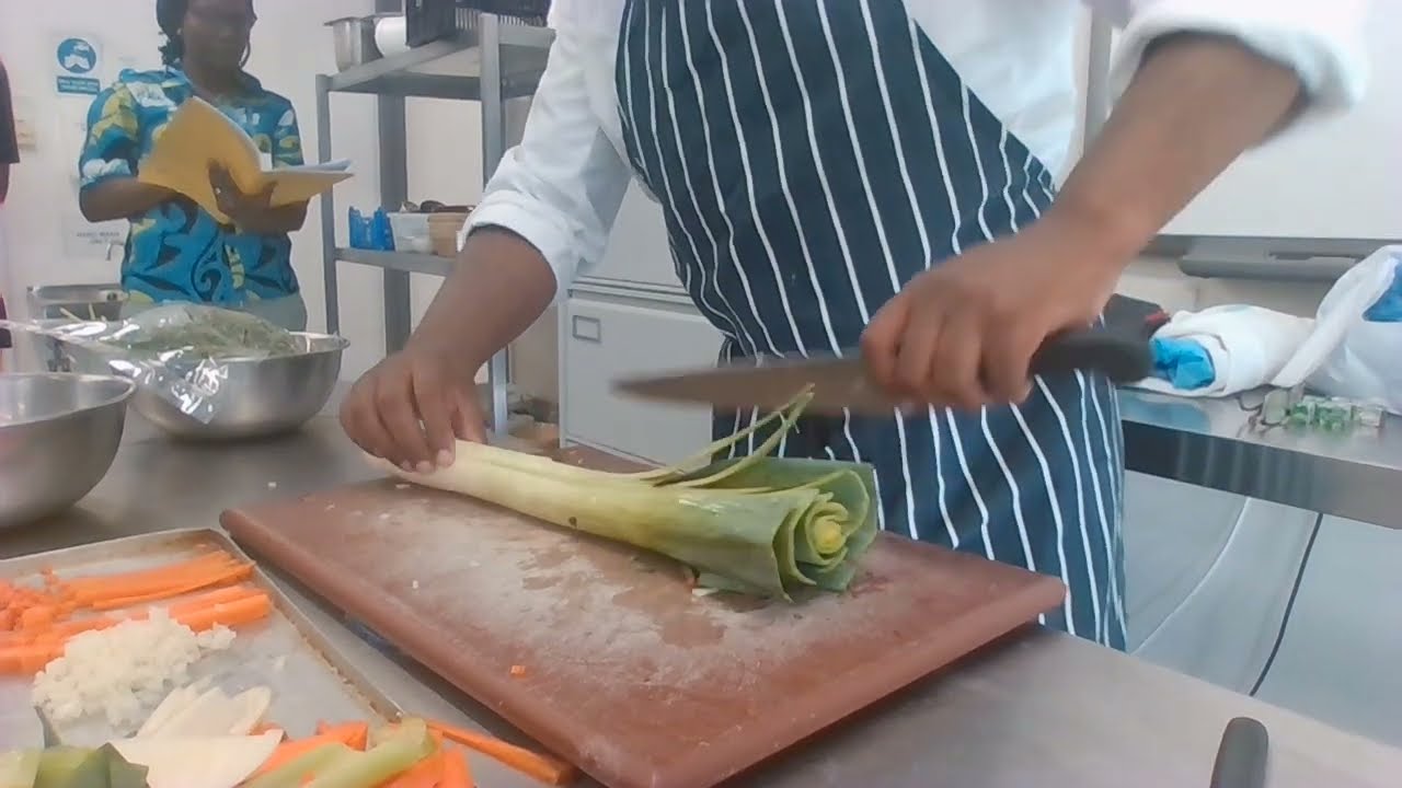 Lewisham college second year practical puree soup