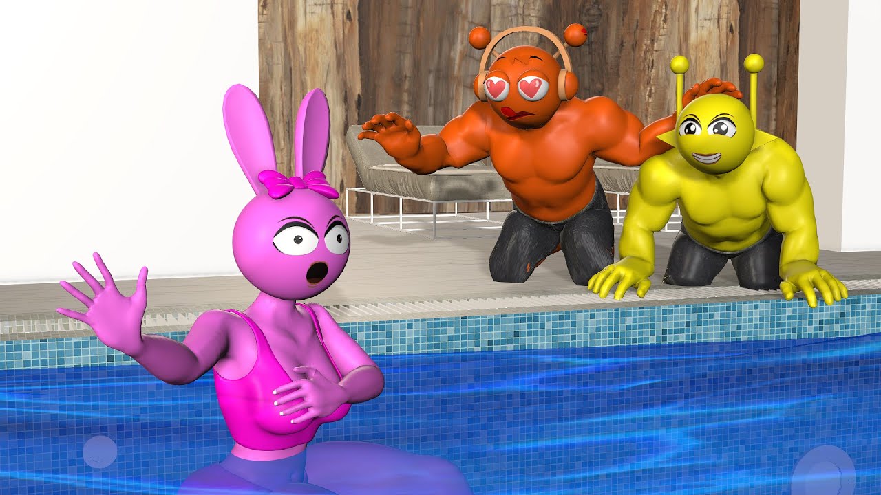 SPRUNKI | PINKI : OREN! HOW DID YOU GET INTO MY BATHROOM?! | Incredibox Sprunki Animation