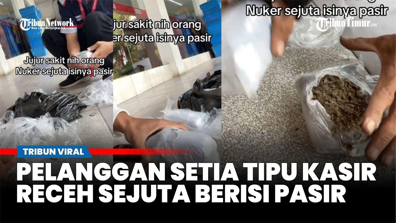 Karyawan Minimarket Kena Tipu Pelanggan Setia, Tukar Uang Receh Ternyata Isi Pasir