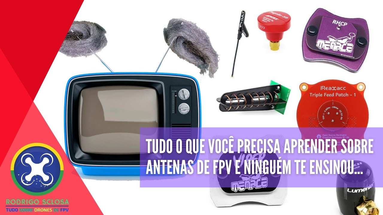Guia definitivo: Tudo o  que você precisa saber sobre antenas para drone de FPV! [Aula 1]