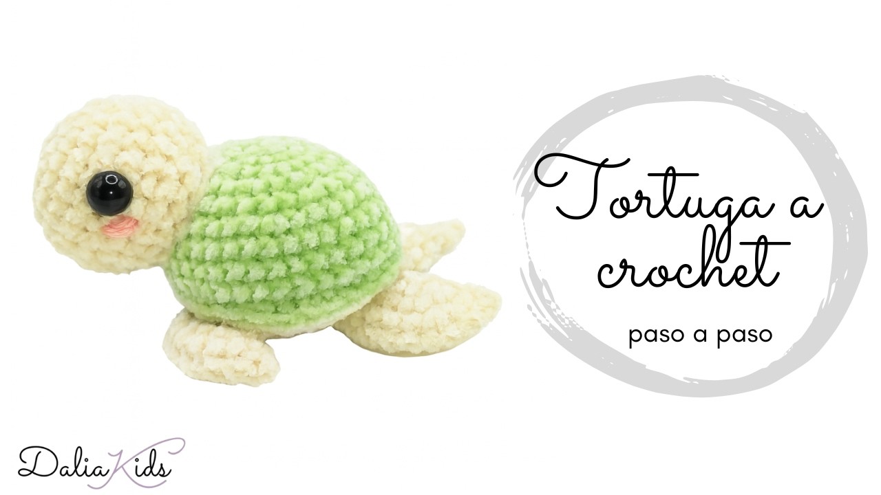 Tortuga a crochet - Tutorial paso a paso - Amigurumi