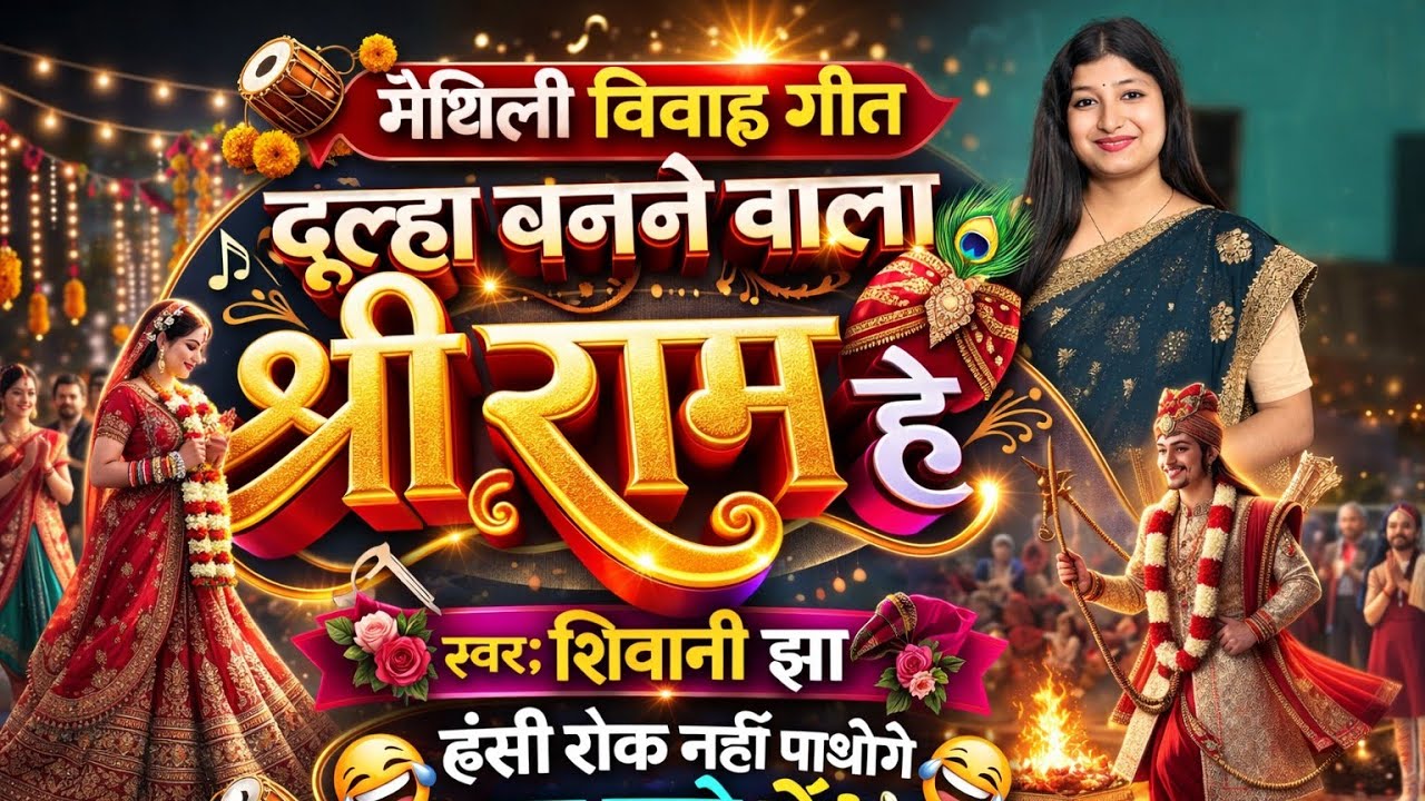 मैथिली विवाह गीत दुल्हा बनल श्री राम हे |Shiwani Jha Viwah Geet |Dulha Banal Shri Ram Hey