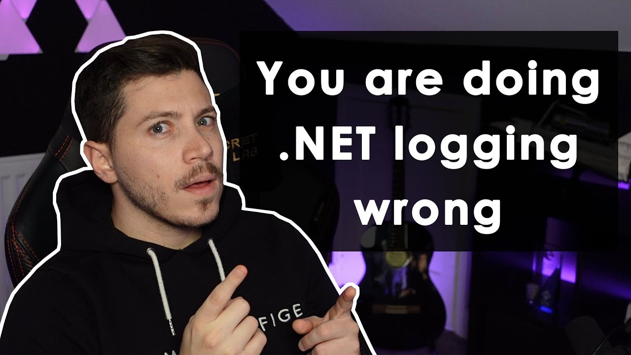 You are doing .NET logging wrong. Let's fix it
