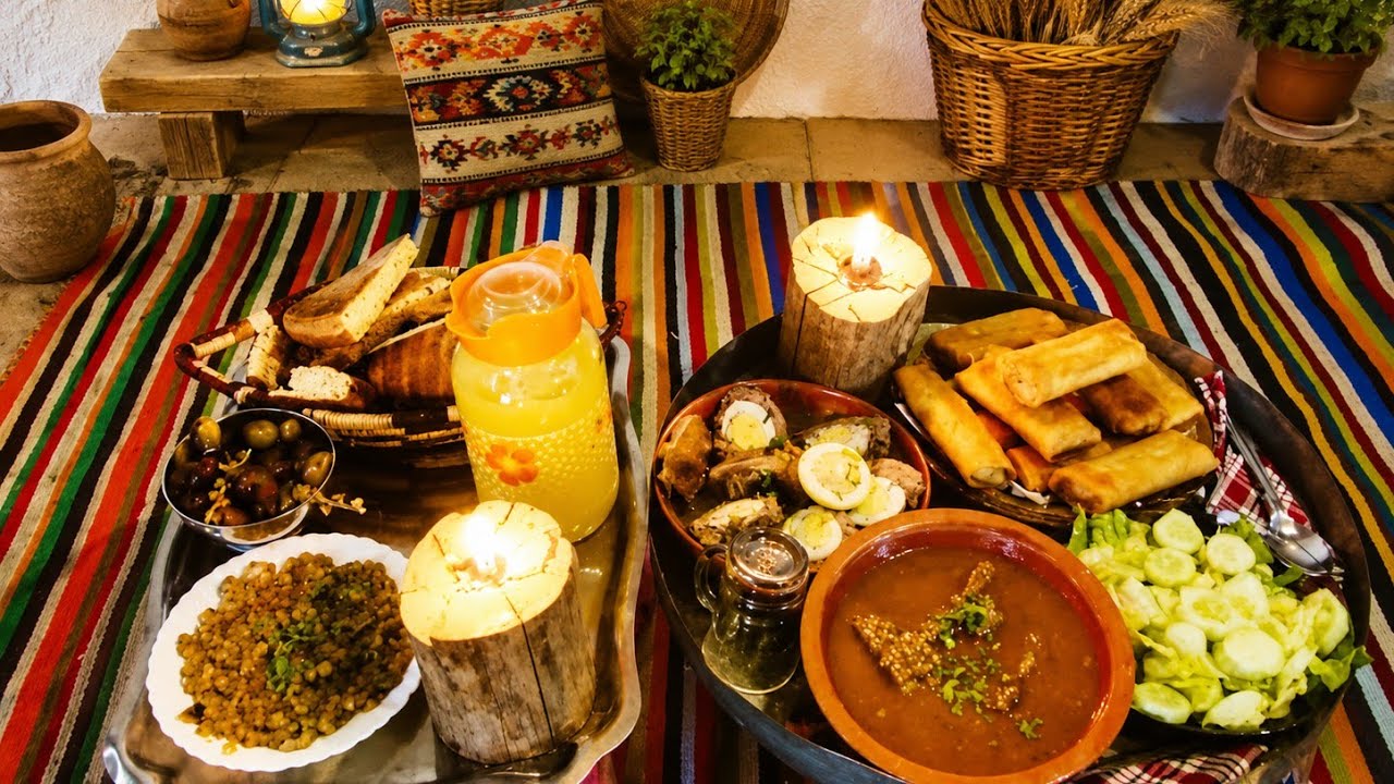 افطار جزائري في القرية  اجواء ريفية رمضانية رائعة مع طبخ اطباق تقليدية لذيذة جدا rural life