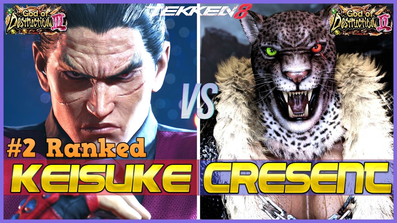 T8 ▰ KEISUKE (#2 Ranked Kazuya) Vs CRESCENT (Armor King) ▰ Tekken 8 High Level Gameplay