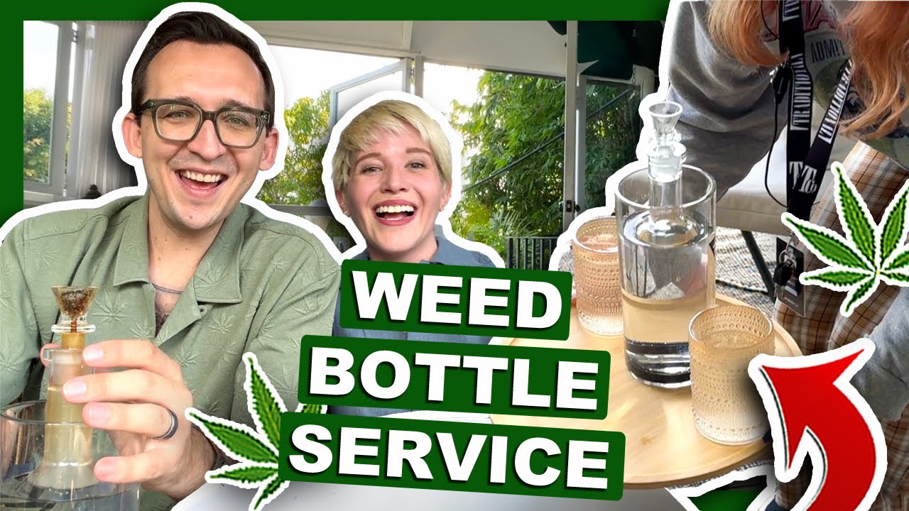 Gravity Bong Bottle Service at TheWoods! 🎩💨