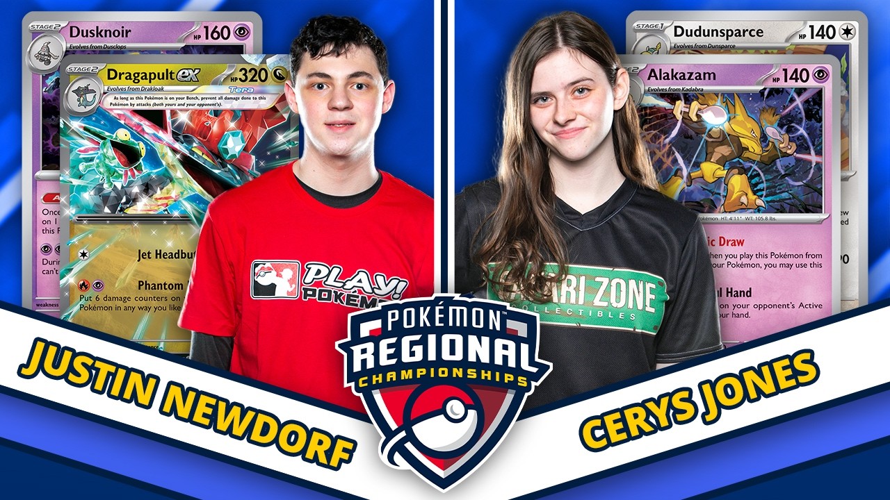 ДЖАСТИН НЬЮДОРФ против КЕРИС ДЖОНС &mdash; Pok&eacute;mon TCG, топ-4 | Региональный чемпионат в Индианаполисе,...