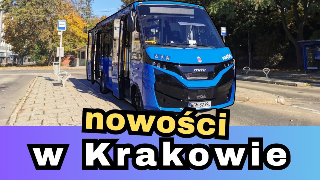 NOWE LINIE AUTOBUSOWE, AUTOBUSY i... ROBERT MAKŁOWICZ 🚌 linia 147 - Mobilis🚍 #krakow #autobus #2024