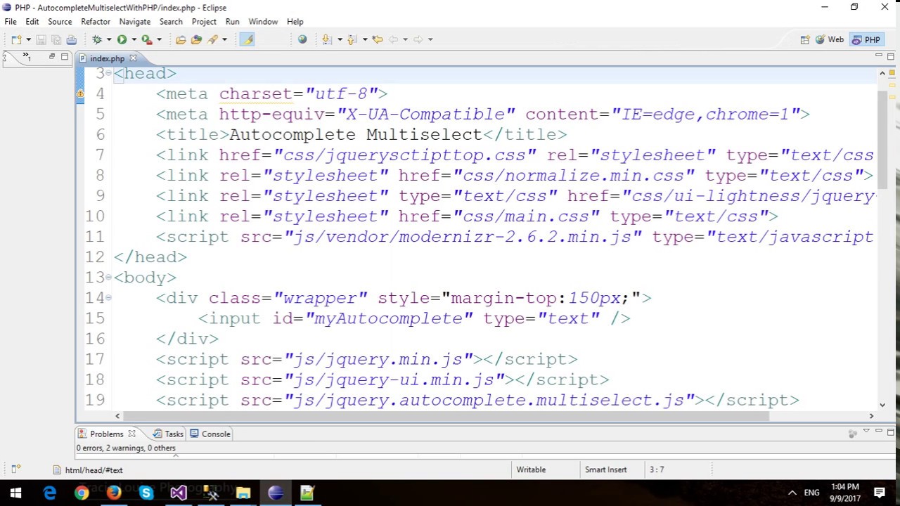 JQuery AutoComplete MultiSelect in PHP and MySQL