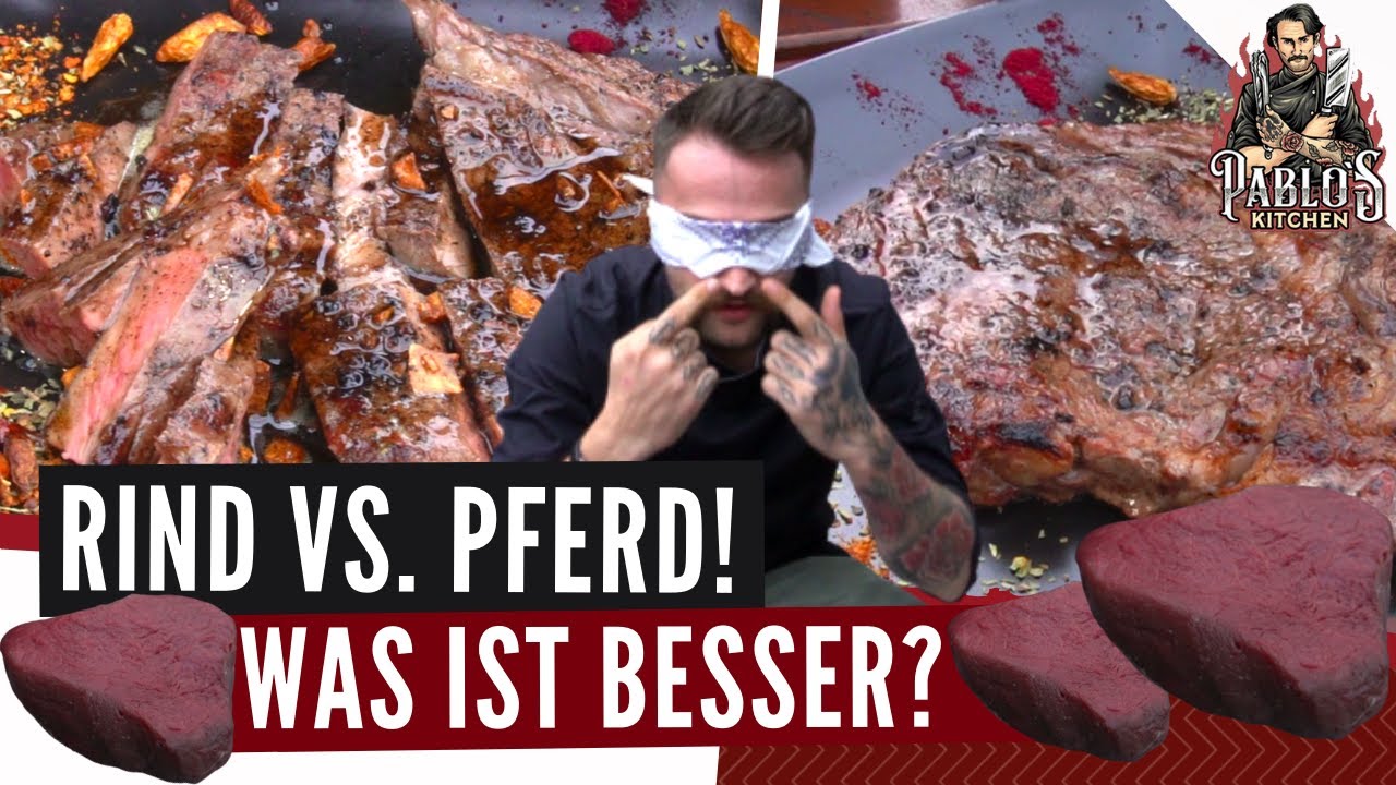 Pferd vs Rind! | Die blinde Verkostung! | Pablo's Kitchen