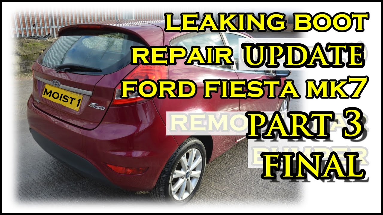 Ремонт течи в багажнике Ford Fiesta Mk7 — финальное обновление