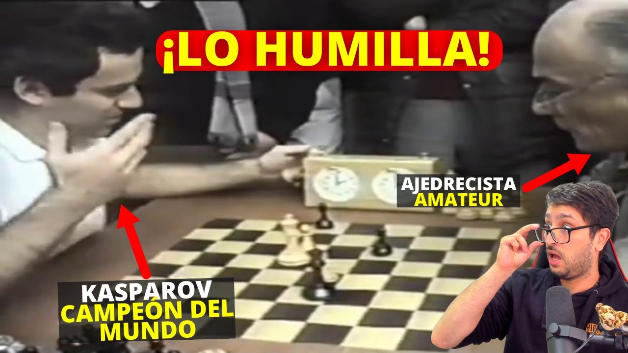 Reacción | El HISTÓRICO día que Kasparov fue derrotado por un Aficionado