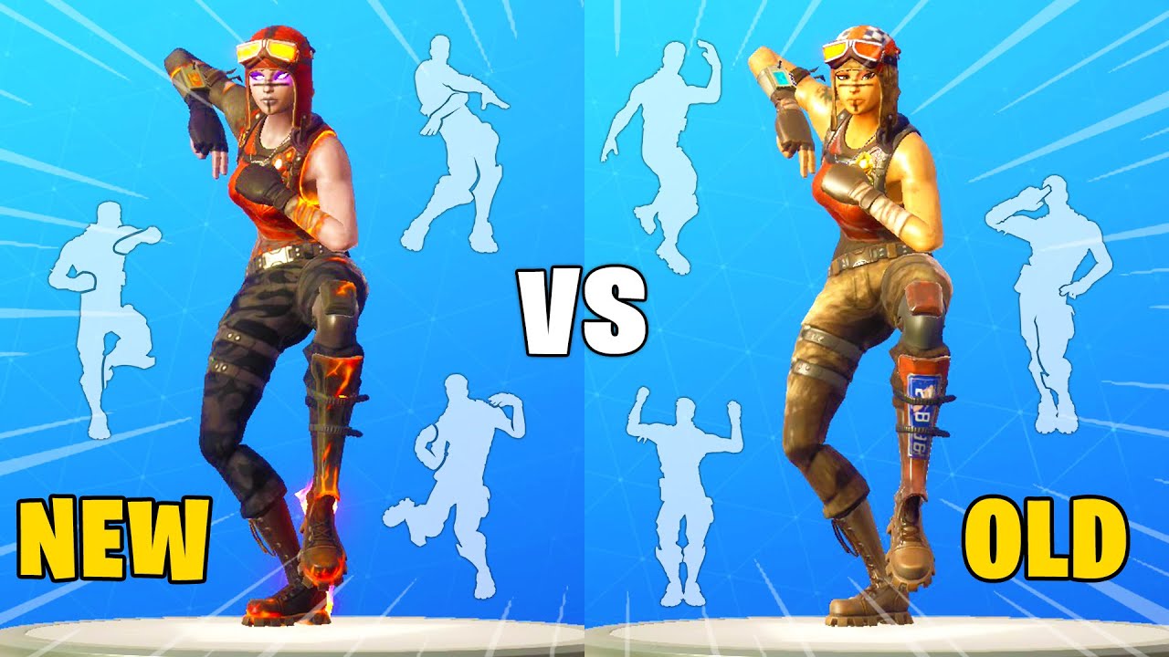 Fortnite BLAZE vs RENEGADE RAIDER in Dance Battle! [OG vs Molten]