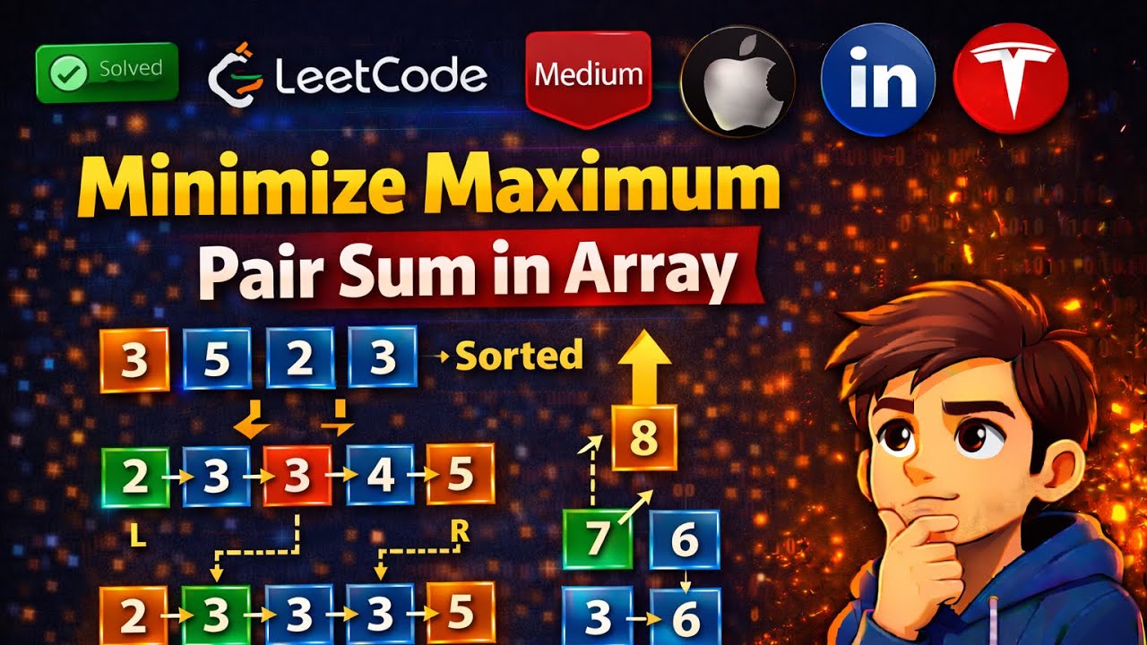 LeetCode | POTD | Minimize Maximum Pair Sum in Array