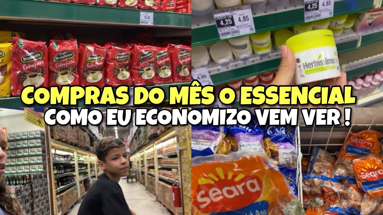 compras do mês gravei tudo dentro do Atacadão / 