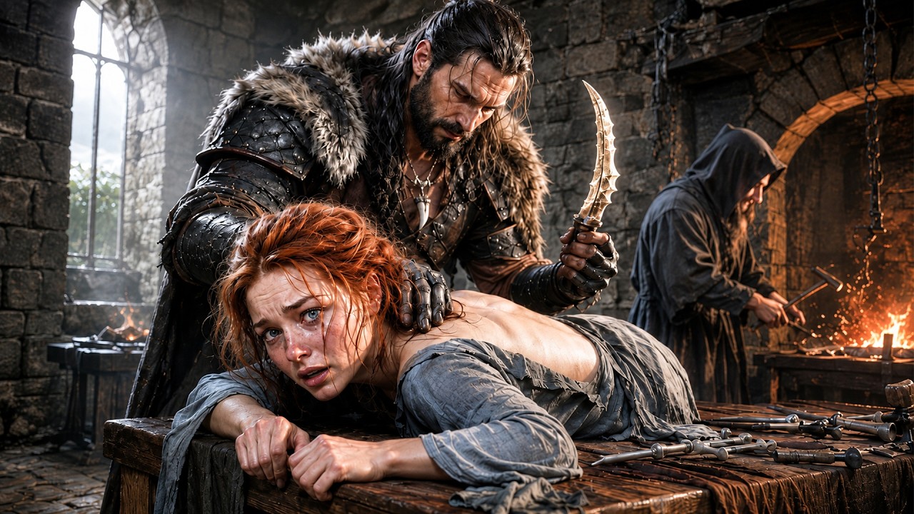 She offered her spine to the pack healer to forge his shattered fang blade &mdash; the Alpha King wore it