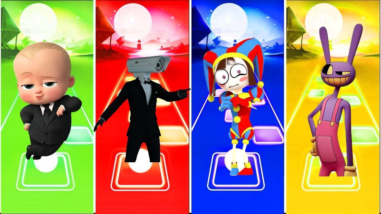 Boss Baby 🆚️ Cameraman Skibidi Toilet 🆚️ Pomni 🆚️ Jax