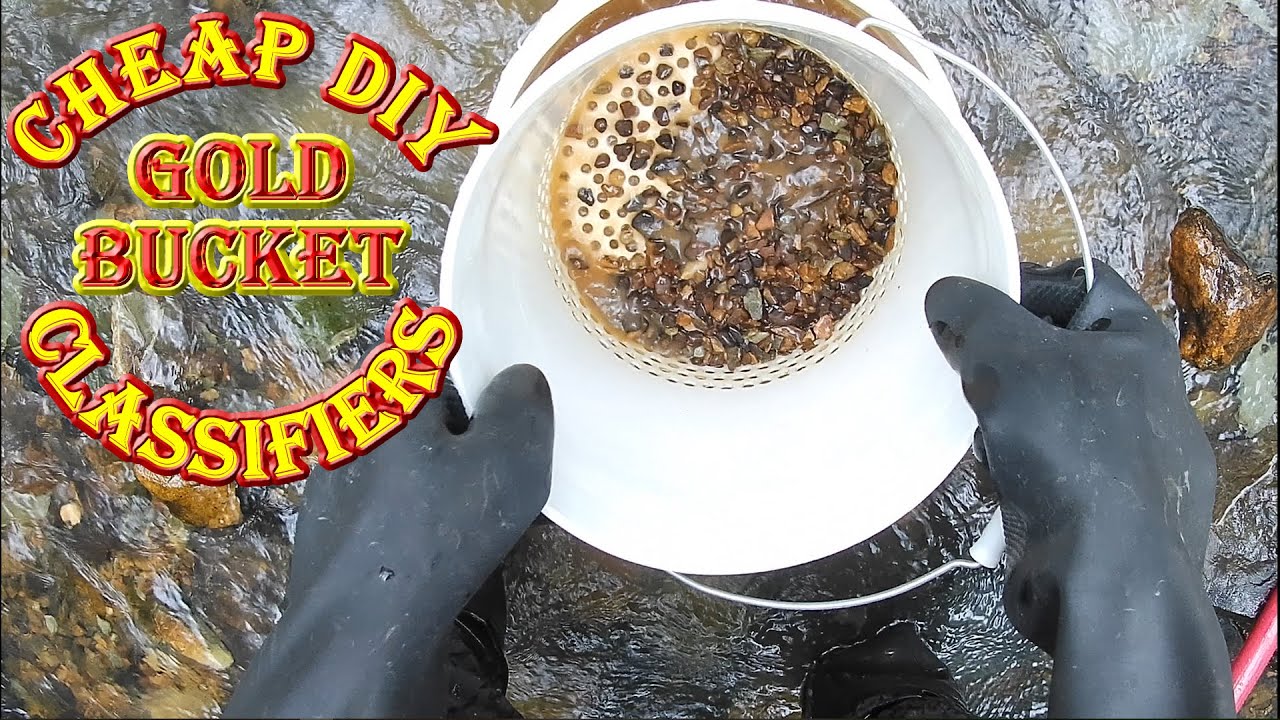 Cheap Gold Bucket Classifiers DIY - Testing!