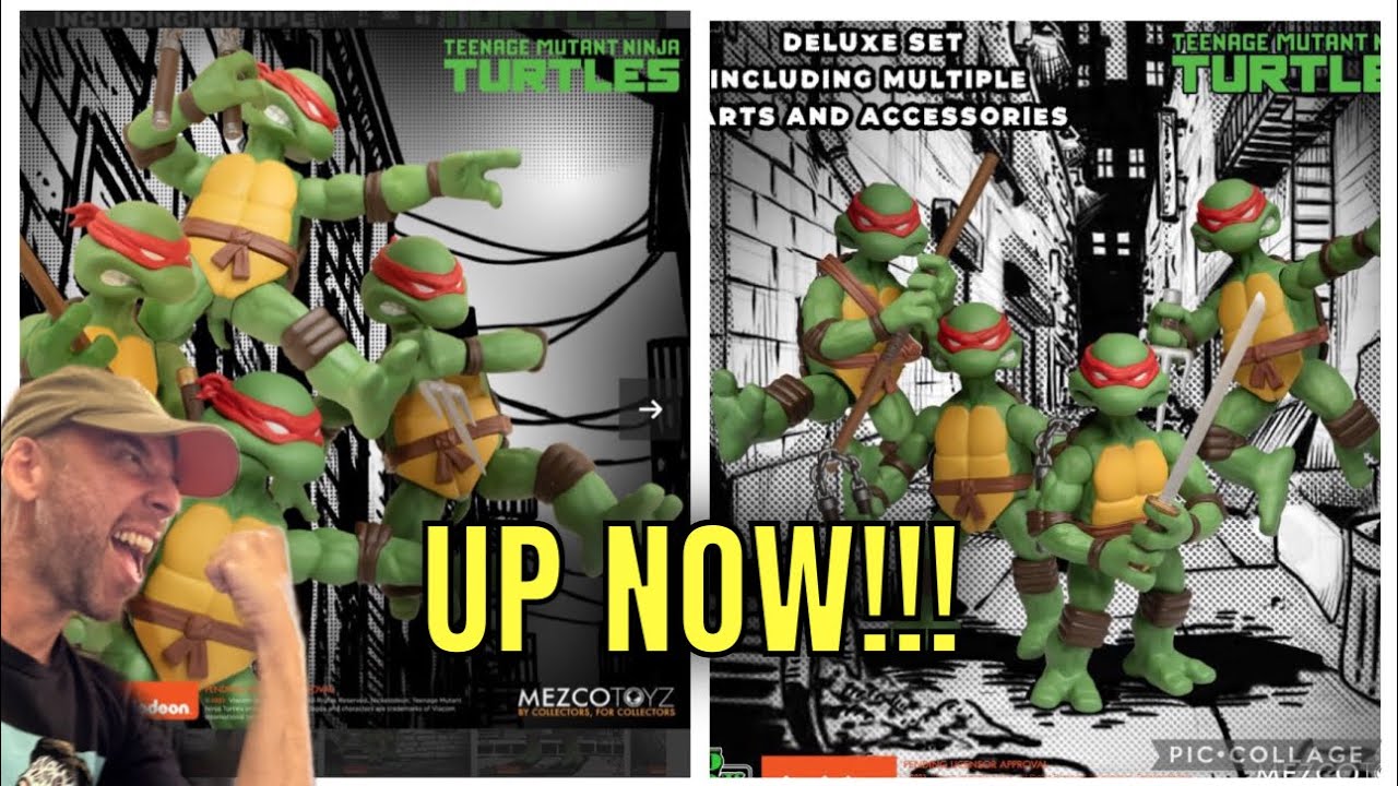 Let&rsquo;s talk Mezco &lsquo;5 Points&rsquo; TMNT line up for preorder now!! Warning - pricier on Mezco&rsquo;s site!