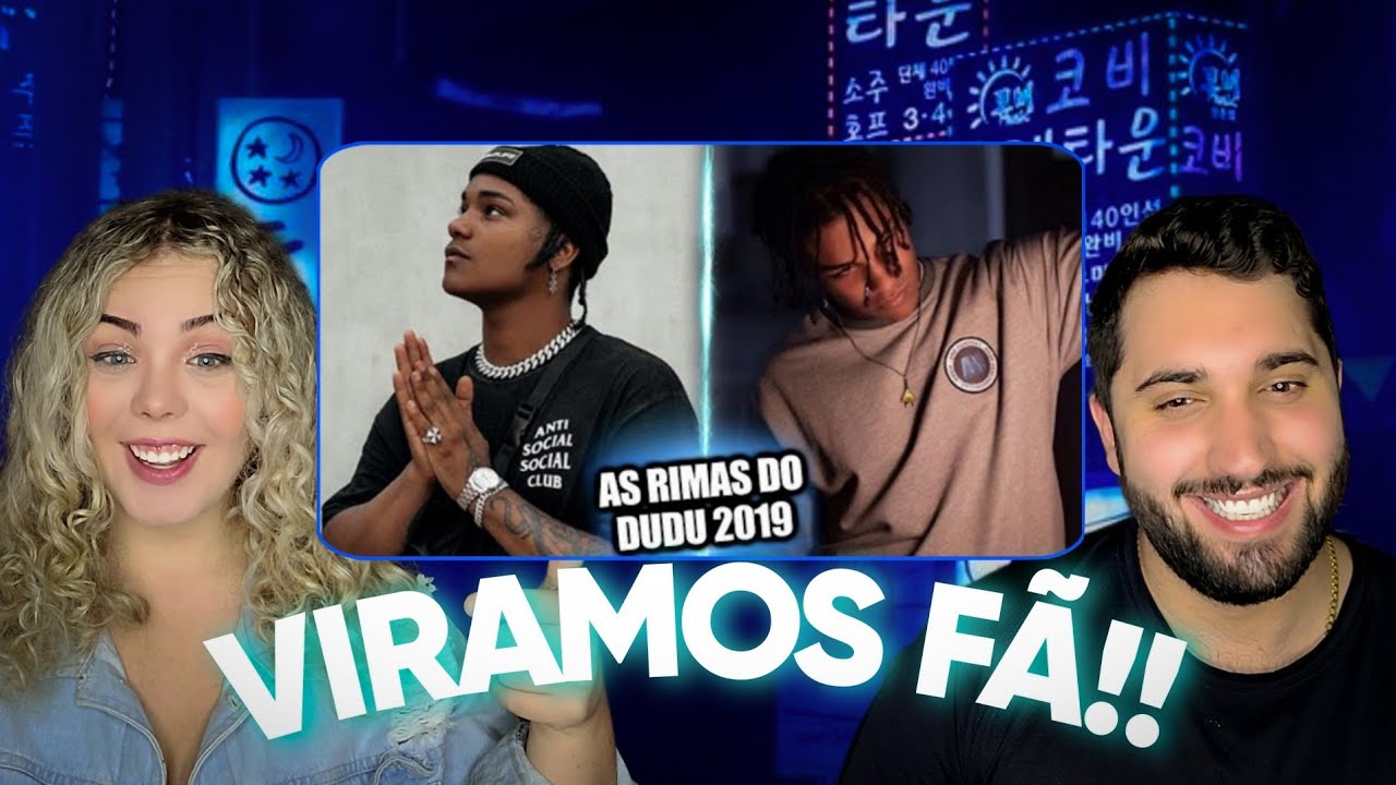 AS INCRÍVEIS RIMAS DO DUDU em 2019! [ React Casal ]