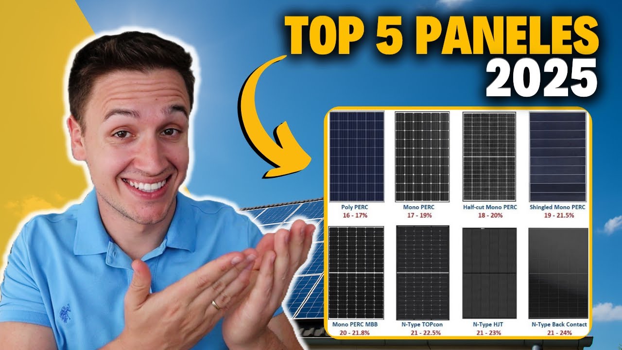 Los 5 Mejores Paneles Solares del 2025 ¡El Número 1 Te Sorprenderá!