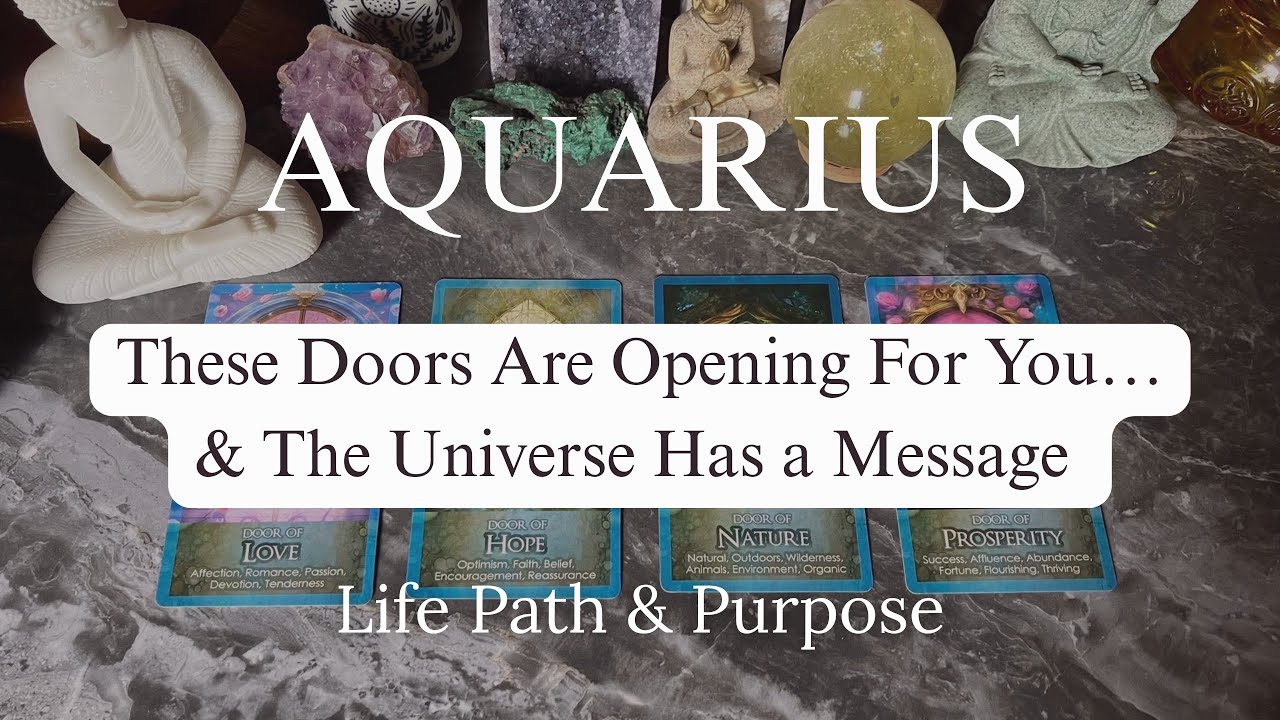 AQUARIUS ♒️ These Doors Are Opening For You… & The Universe Has a Message 