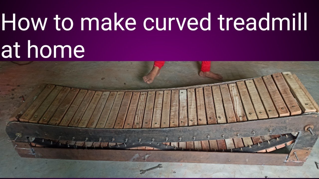 how to make curved treadmill at home-manual treadmill