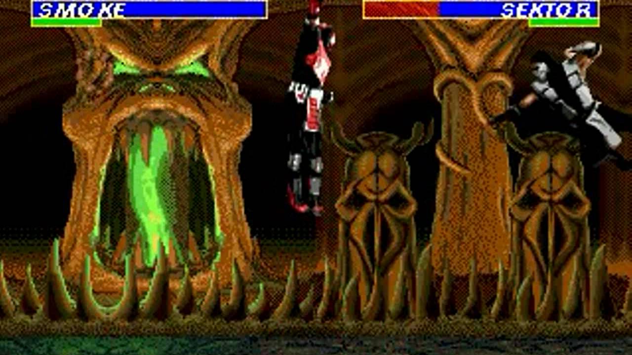 Ultimate Mortal Kombat 3 (Genesis) - Longplay as Human Smoke