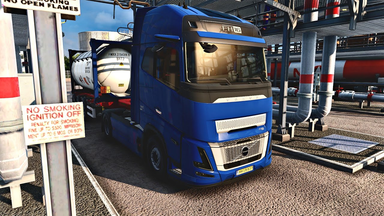 HIGH-RISK LPG Transport Across DENMARK 🇩🇰 | Euro Truck Simulator 2 #eurotrucksimulator2 