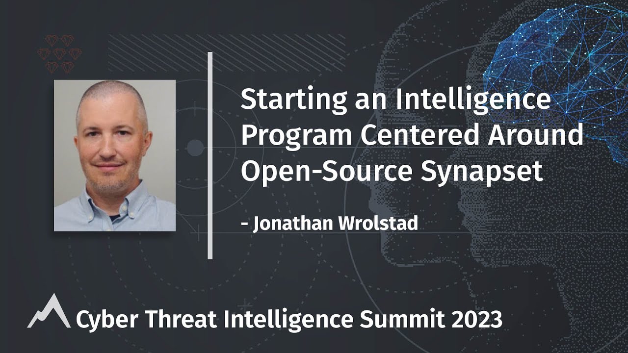 Starting an Intelligence Program Centered Around Open-Source Synapse