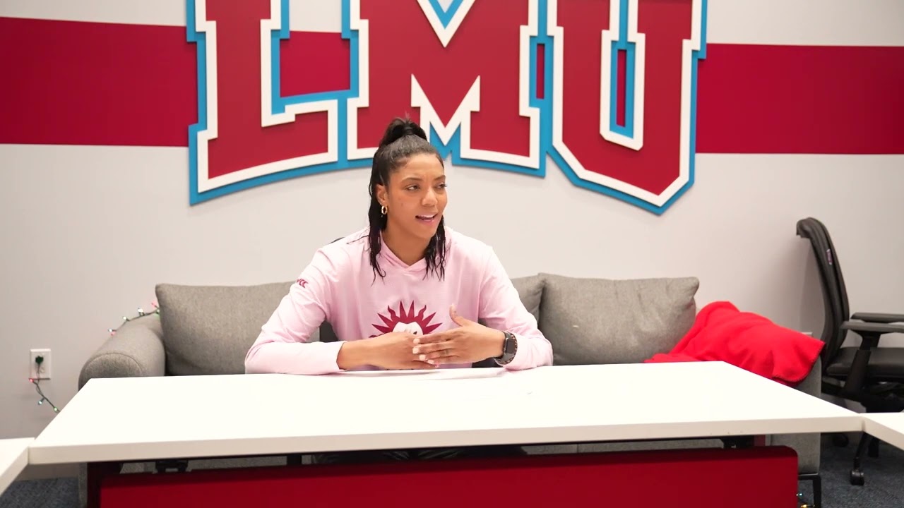 LMU Women's Basketball Postgame Press Conference vs. Gonzaga - Aarika Hughes