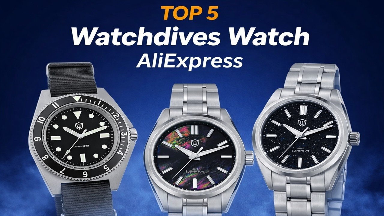 Топ-5 лучших часов Watchdives с AliExpress в 2026 году.