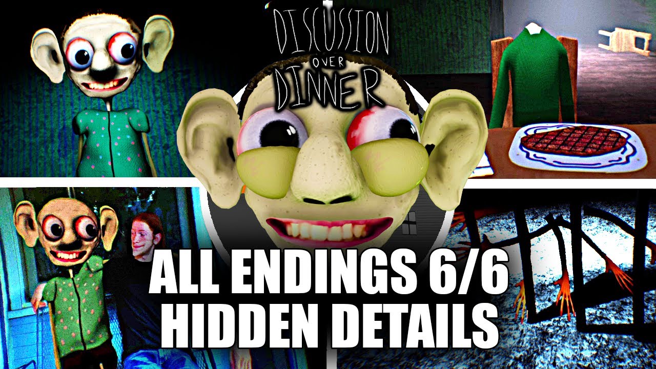 Discussion Over Dinner - All Endings 6/6 & Out Of Bounds Hidden Details (Full Version Showcase)