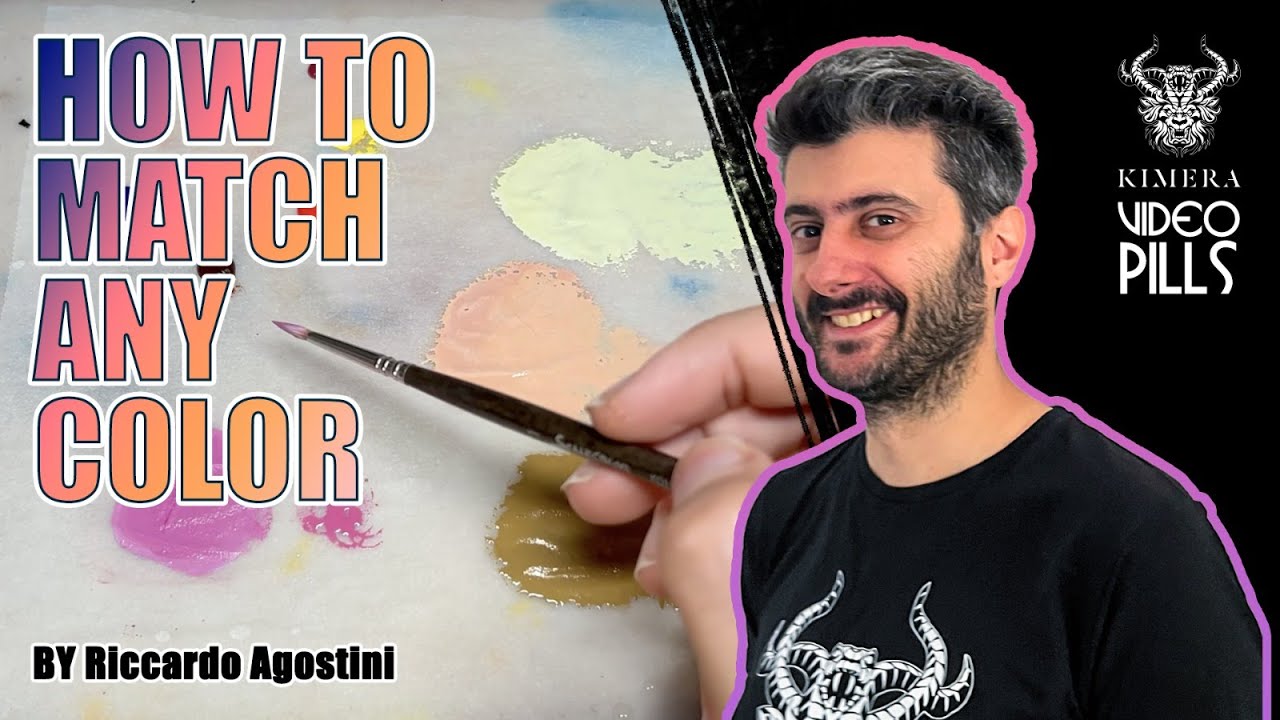 This is how I COLOR MATCH with acrylic paints