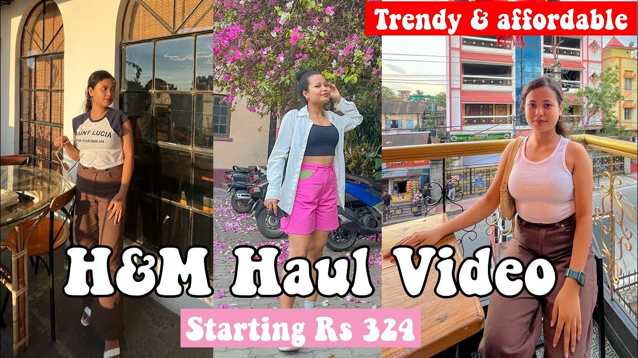 H&M Haul, Trendy tops,Jeans,shorts | Summer Appropriate