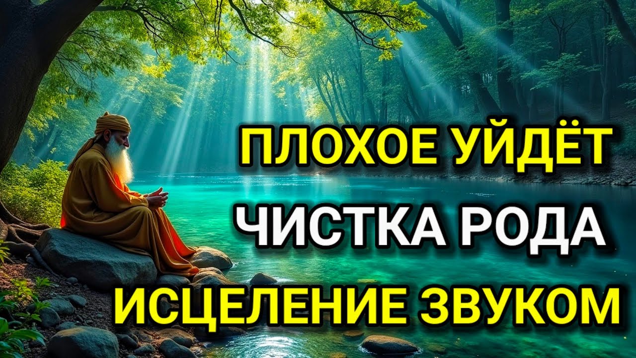 🔥 ВСЁ ПЛОХОЕ УЙДЁТ НАВСЕГДА! Очищение родовой кармы | Исцеление звуком