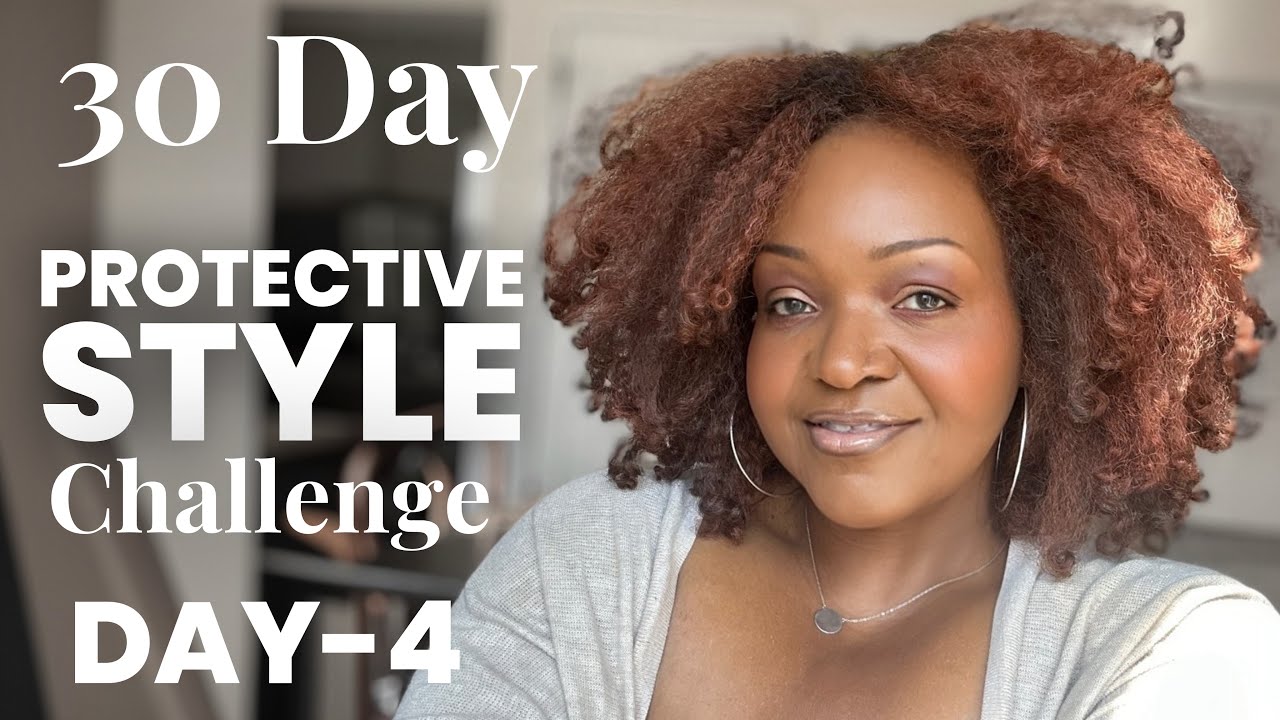 Over 50? Rich Copper Wig Over 2 Strand Twists | Protective Style Challenge for Black Women Over 50