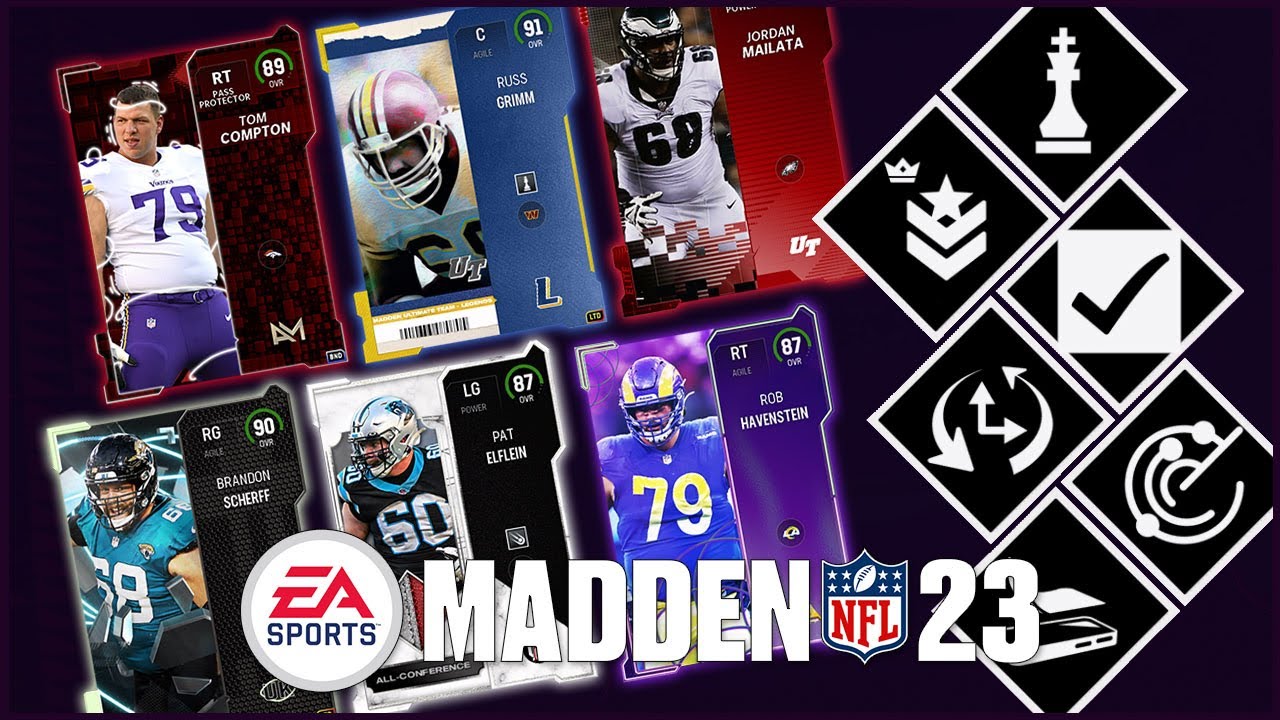 The BEST OFFENSIVE LINEMEN + ABILITIES In Madden 23 Ultimate Team!