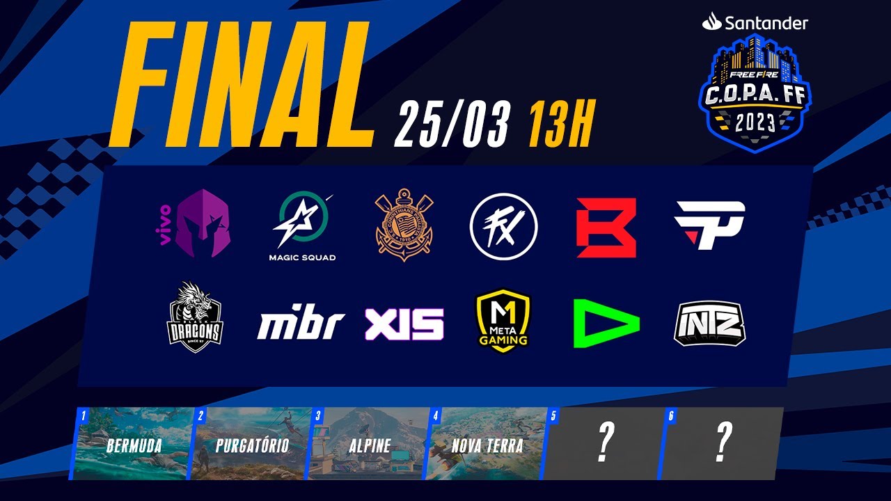 C.O.P.A FF 2023 AO VIVO - FINAL | FREE FIRE ESPORTS BRASIL