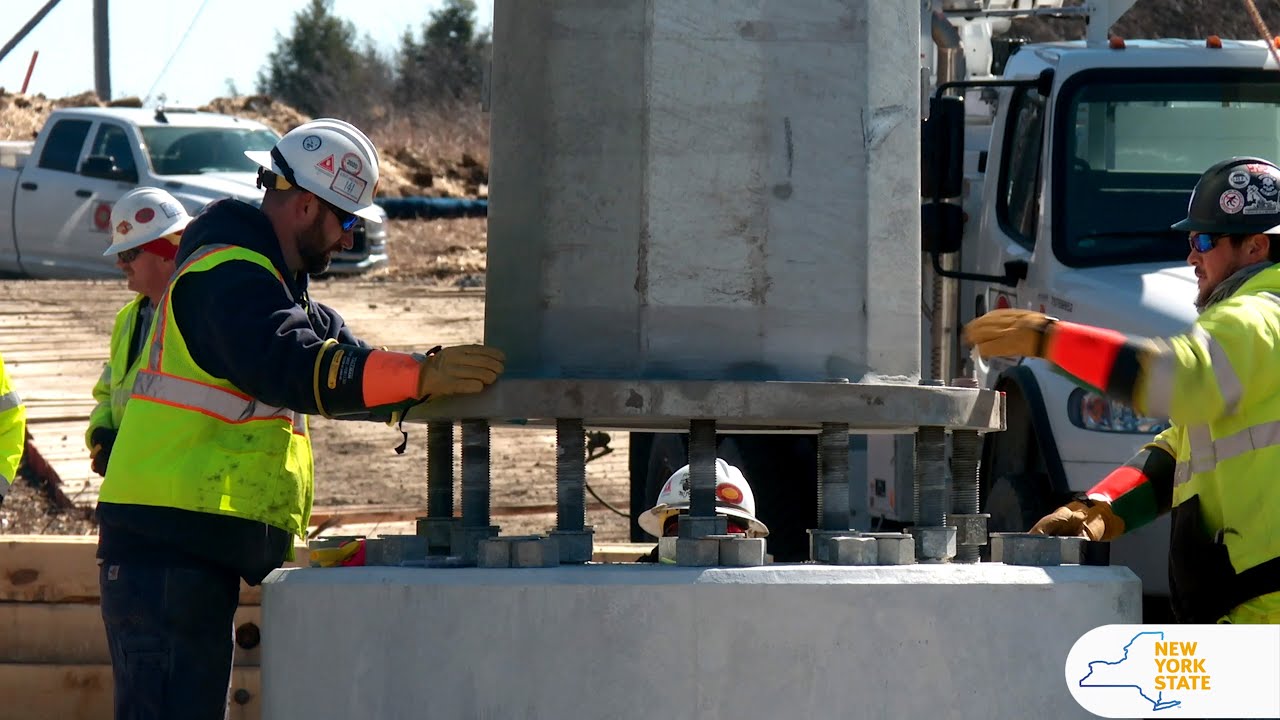 NYPA & LS Power - Marcy to New Scotland Project First Poles Up