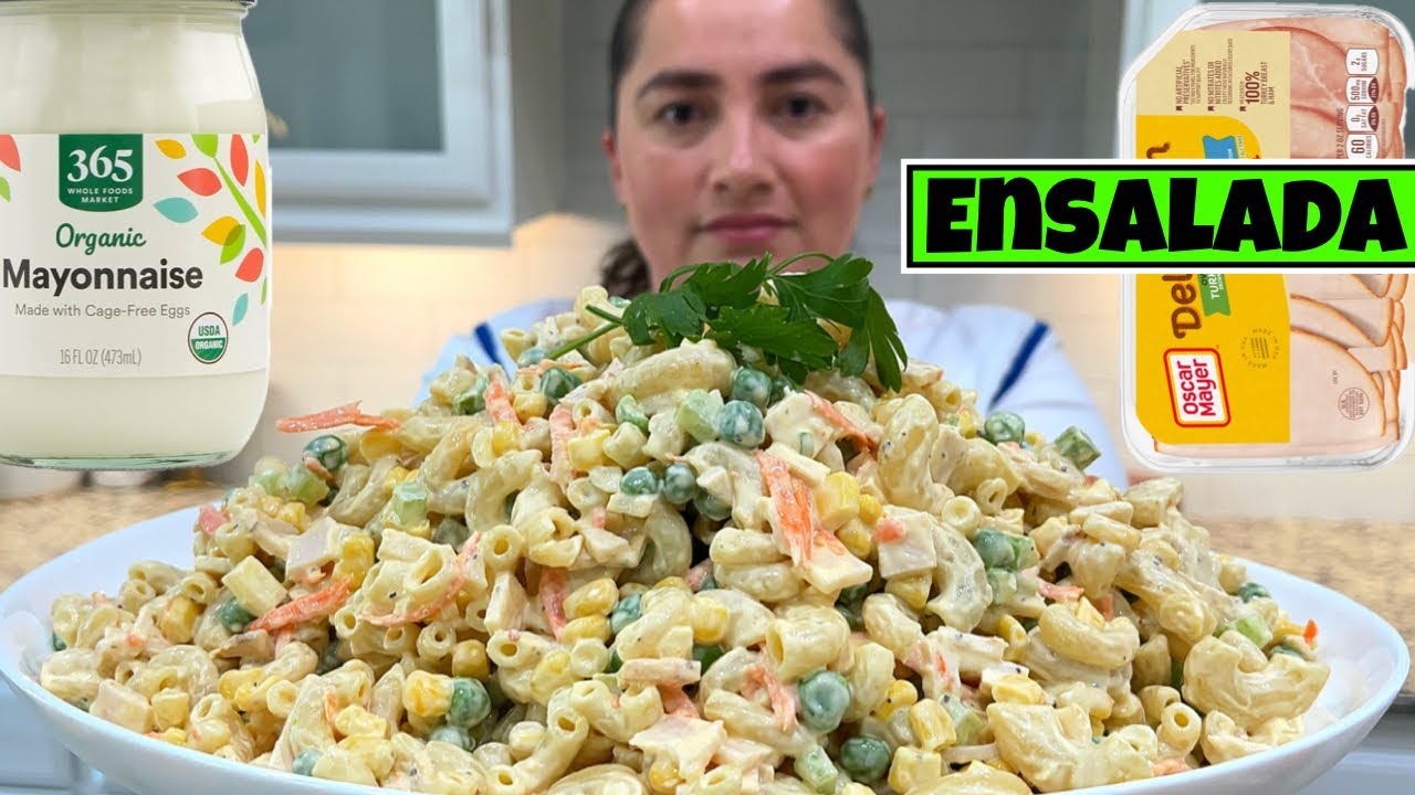 Ensalada de coditos - en **EMERGENCIA** te va sacar de apuros!